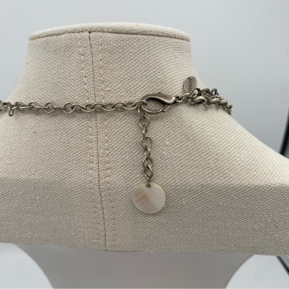 Chicos White, Silver and Gold Necklace - Picture 7 of 8
